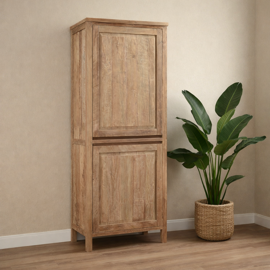 Kast Daan teak met 2 deuren