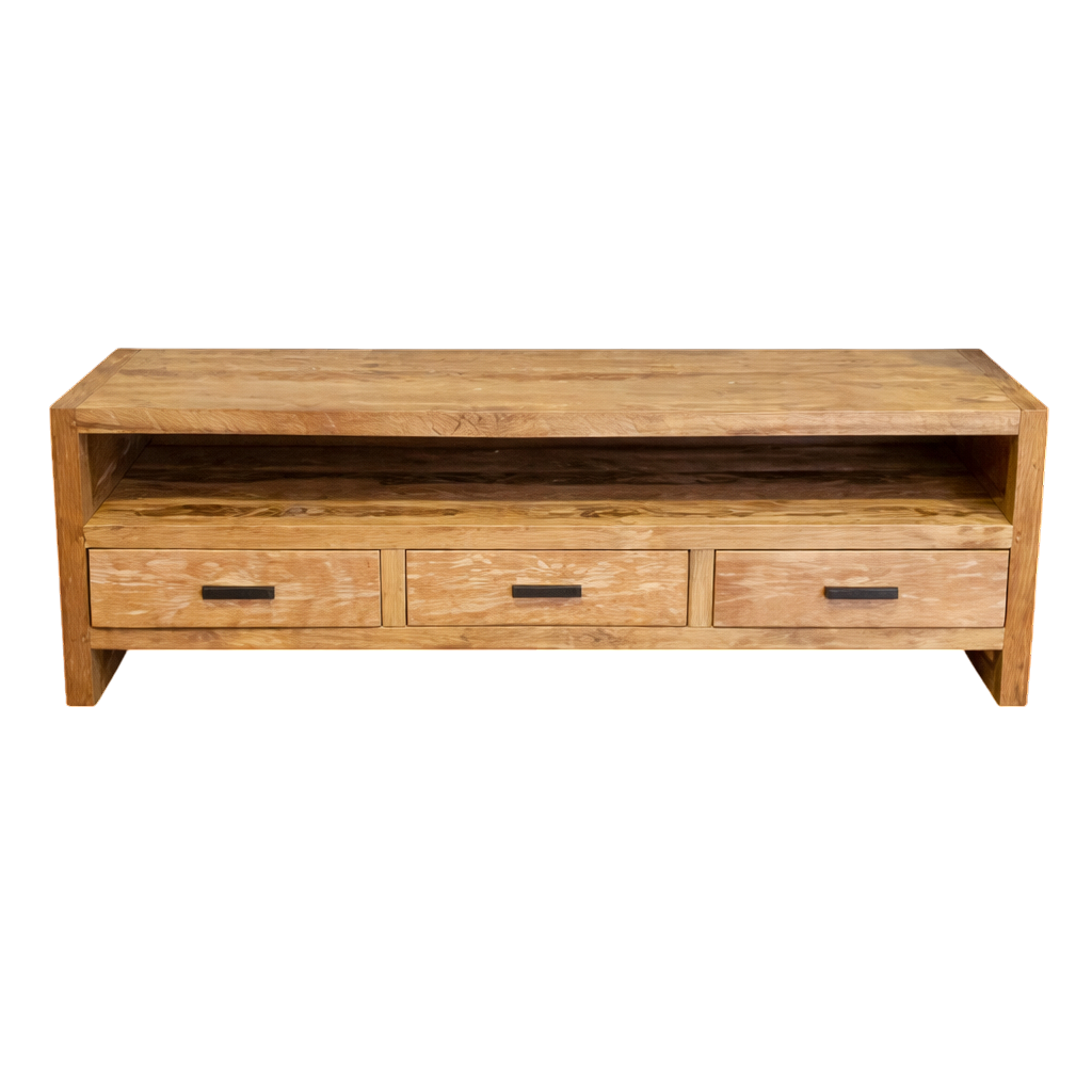 tv dressoir maroc teak 3 laden