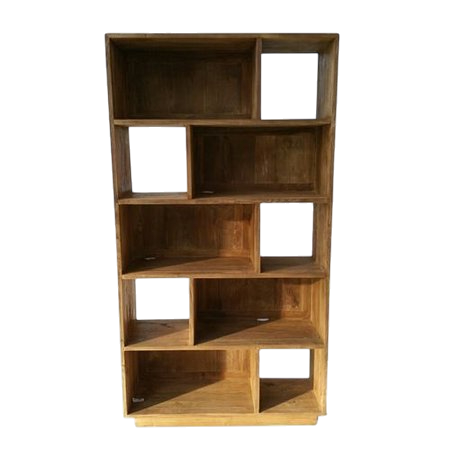 Boekenkast Bina met open vakken teak
