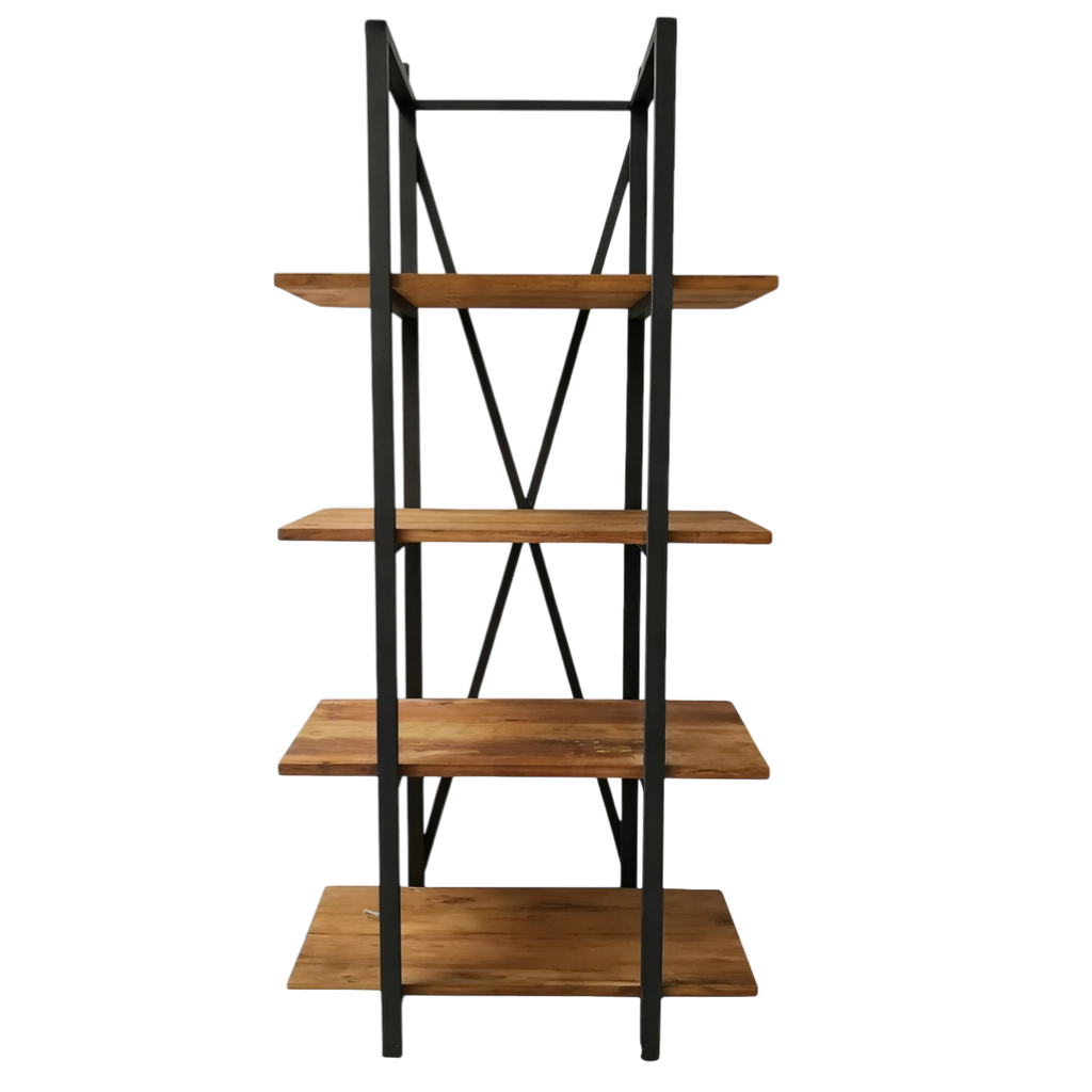 Zazu boekenkast kruis teak