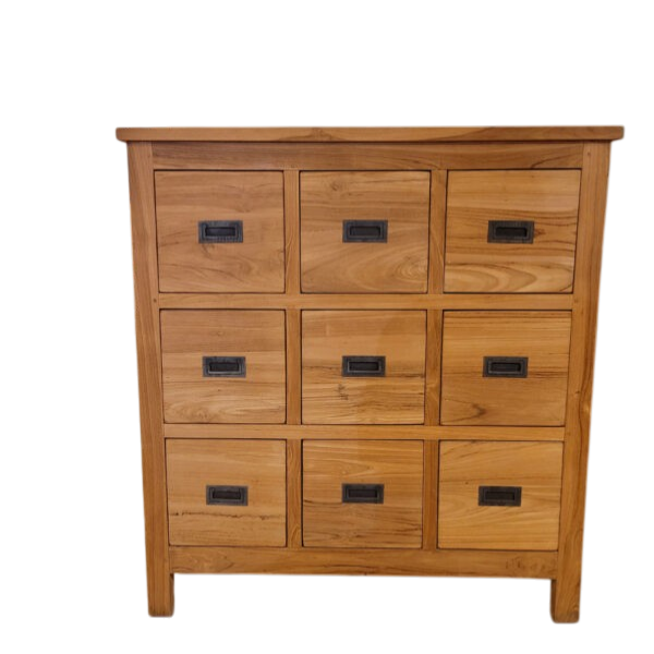 9 ladekast teak W136