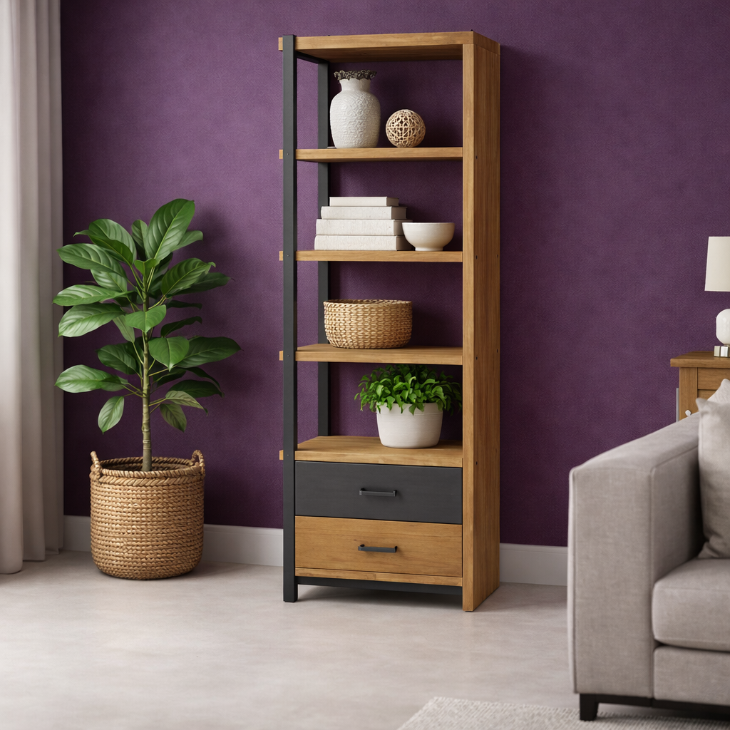 Boekenkast zazu teak